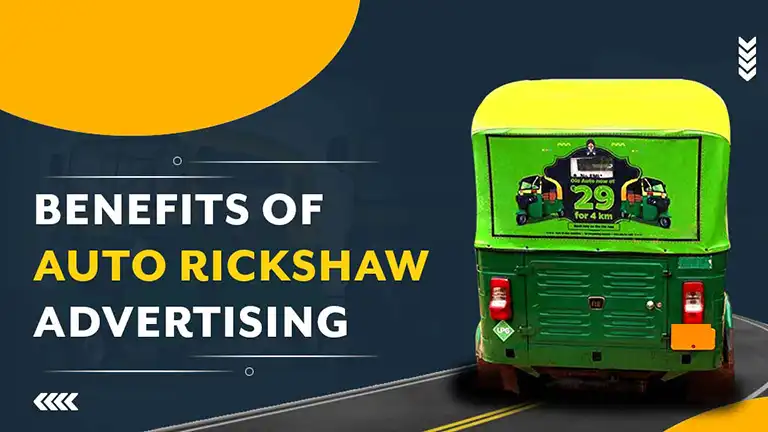 advantages of auto rickshaw advertising