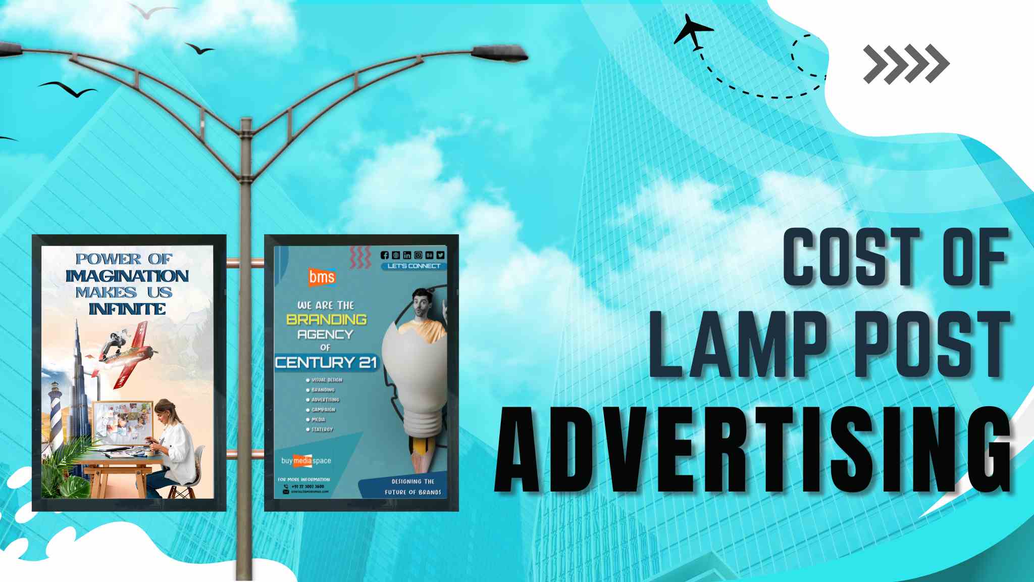 Lamppost Advertising cost in India