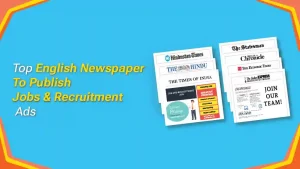 Top English newspapers to book job ads