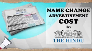 Name Change ad in The Hindu