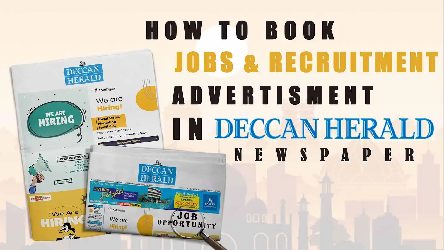 Jobs and Recruitment ads in Deccan Herald