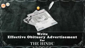 Obituary ad in The Hindu