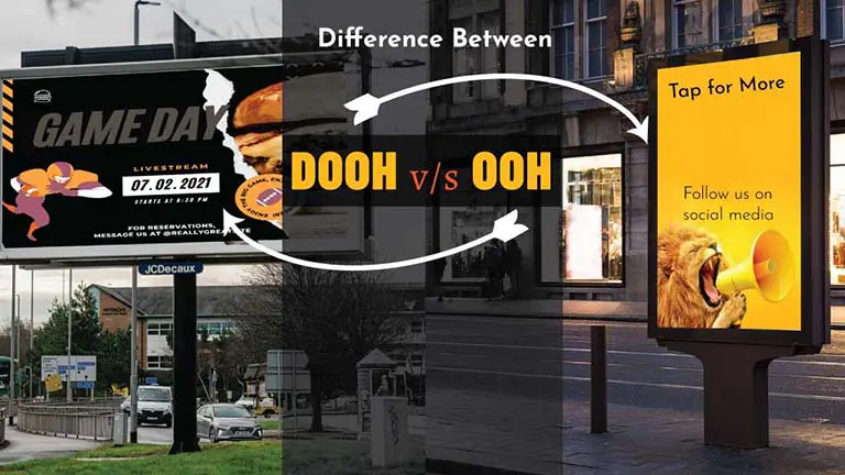 DOOH and OOH Differences