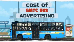 BMTC bus advertisement and cost